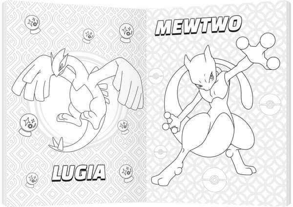 Pokemon Legendariska och mystiska målaräventyr Målarbok