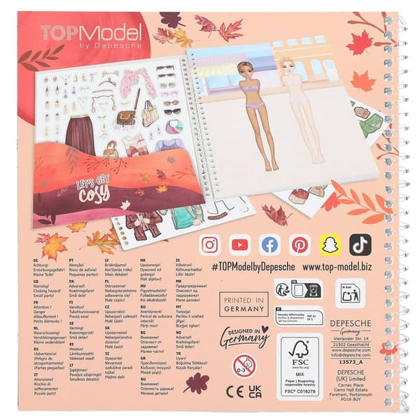 TOPModel Dress Me Up Stickersbok Cosy