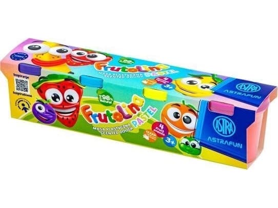 Frutolina plastic mass set Pastel Astra Fun 100g. x 4 pcs.