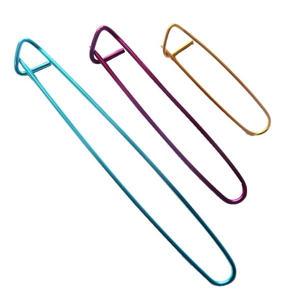 INF Kabelstickor Set i Aluminium, U-formade Stickor, 3 st