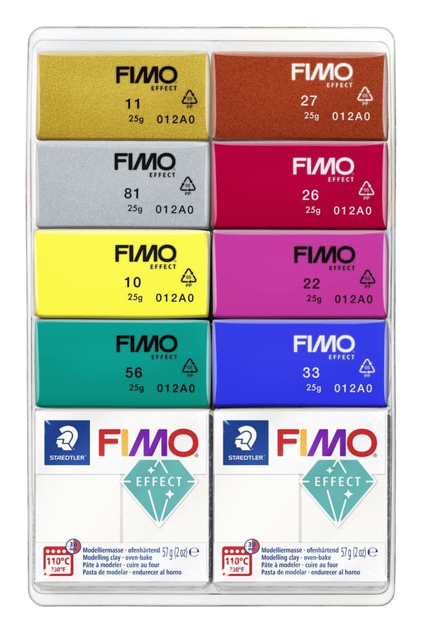 Fimo Modellermasse Effect Set Mix Mica Pearl Staedtler