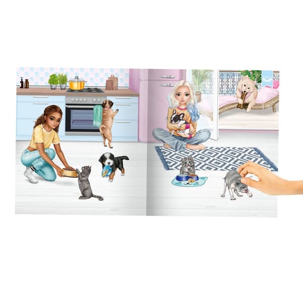 TOPModel Stickerworld Kitty and Doggy