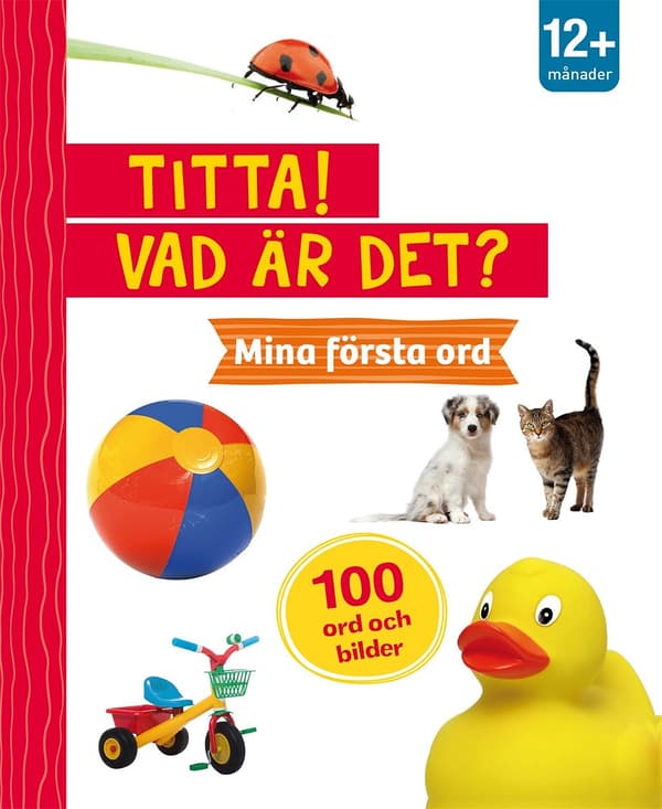 Titta! Vad är det? Mina första ord Pekbok med handtag