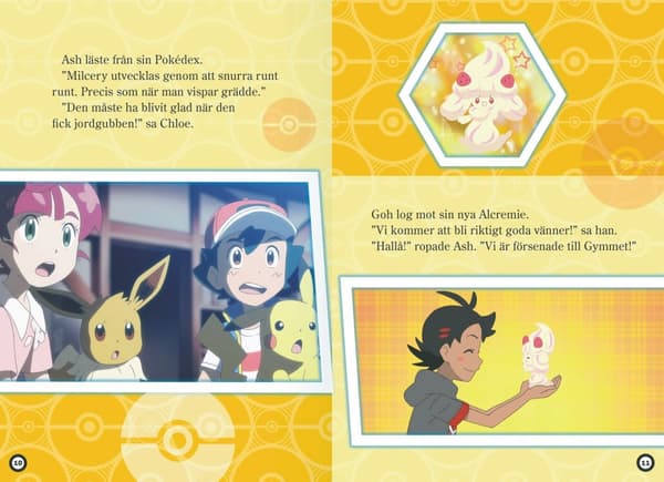 Pokemon Lätt att läsa Ash fixar kakan