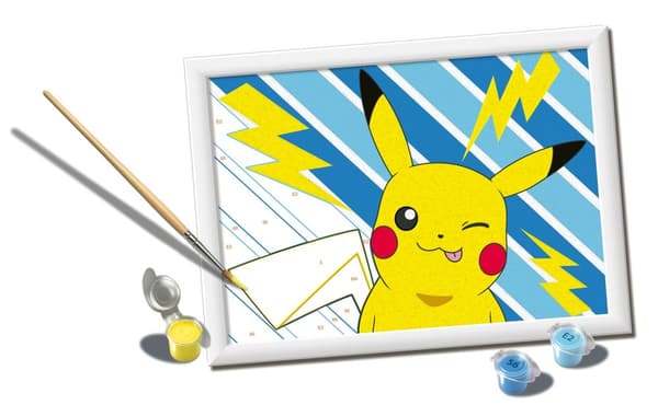 CreArt Pokemon Cheeky Pikachu Måla efter nummer