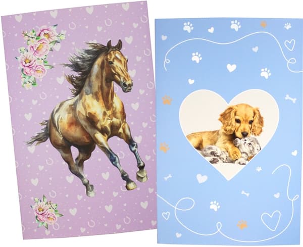 Brevpapper set Hund & Katt