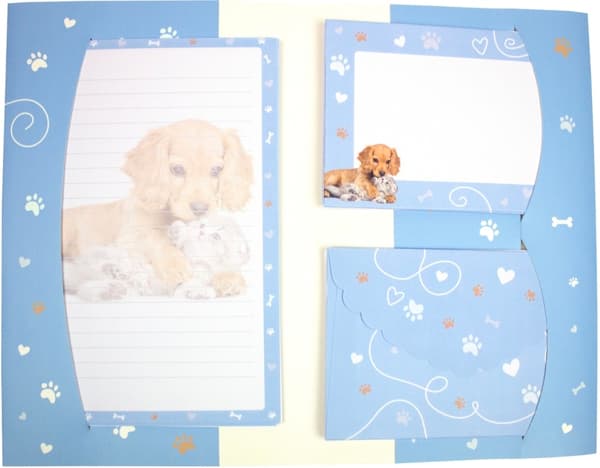 Brevpapper set Hund & Katt