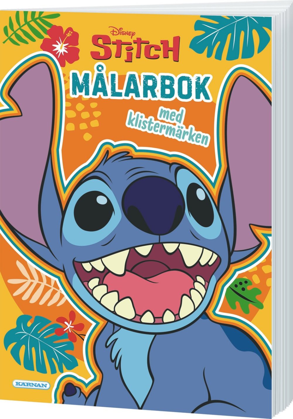 Disney Stitch Målarbok med klistermärken