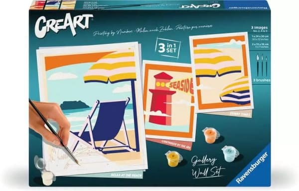 Ravensburger 23901, Malinger inkludert, Gutt/Jente, Fargelegg etter tall