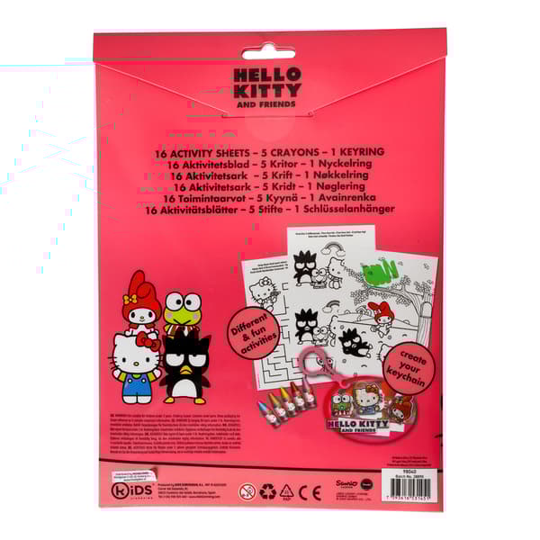 Aktivitetsblad A4 med Kuvert Hello Kitty
