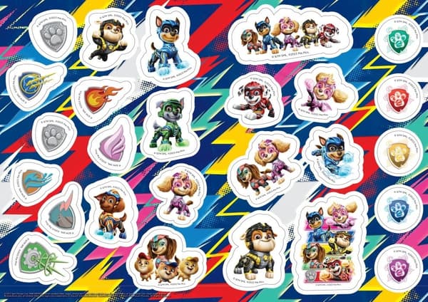 Målarbok Paw Patrol Mighty Movie