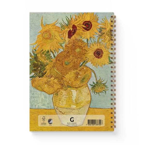 Notatbok A5 Solsikker van Gogh