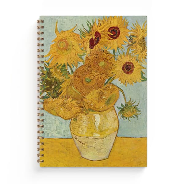 Notatbok A5 Solsikker van Gogh