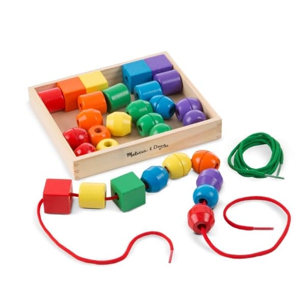 Melissa & Doug Melissa och Doug - Primär snörningspärlor - (10544)
