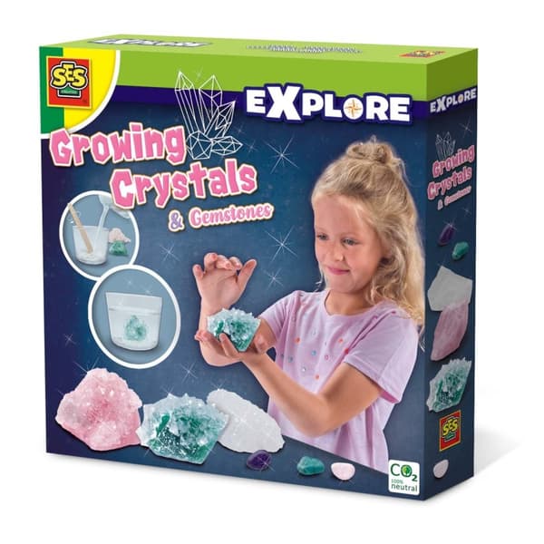 SES Creative Odling av kristaller och ädelstenar - (S25115)