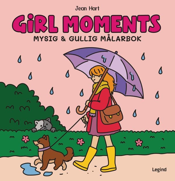 Cozy Girl Moments Målarbok