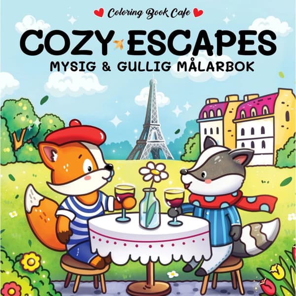 Cozy Escapes Målarbok
