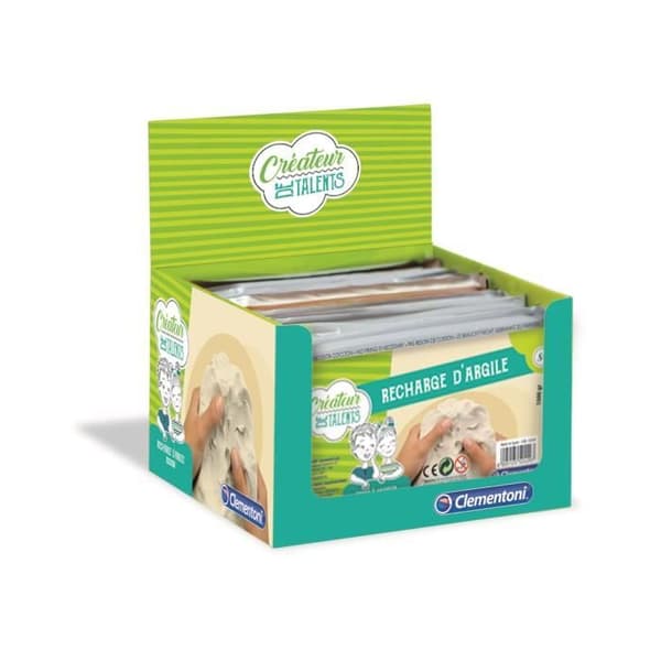 CLEMENTONI Skapare av talanger - Clay Refill 1Kg - Kreativa hobbyer
