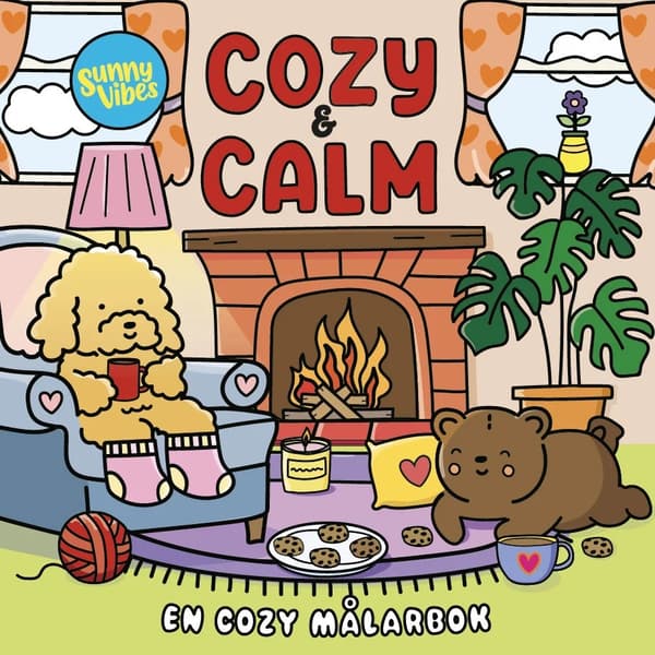 Cozy & Calm Målarbok