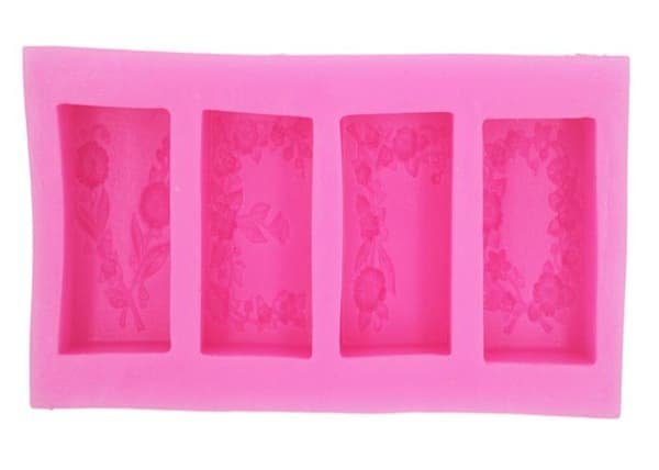 Longcang form LC Love Flower N360 Hantverksform Silikon Tvålform Mönster Hantverksformar DIY Handgjorda ljusformar