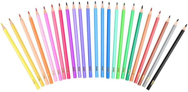 Träfärgpennor 24-pack FSC® Sense