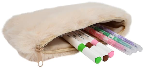 Pennfodral Fluffigt Beige Sense