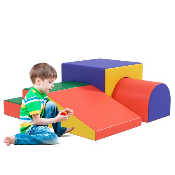 Skumkloss-set, 4er-Set, 150x50x39 cm, Multifärg
