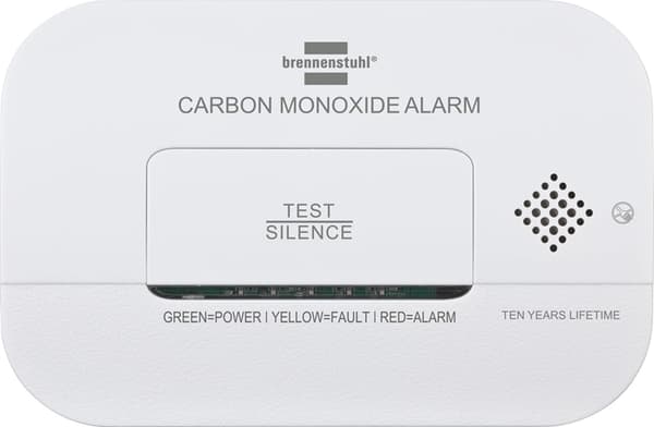 Brennenstuhl kolmonoxidsensor med Larmsignal och LED-display