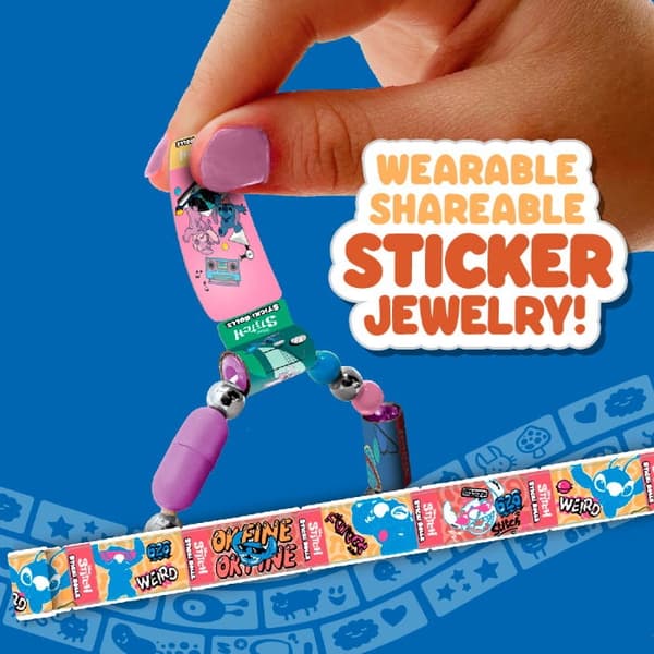 Sticki Rolls Stitch Sticker Bracelet and Necklace