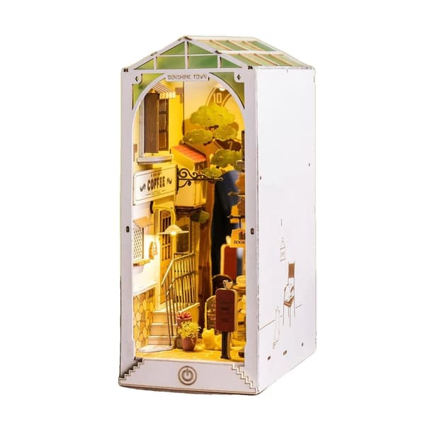 Miniatyrbokhylla Kit, 246 Trädelar, Kreativ Dekorativ Stil,Tgb - Solstaden