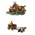 Miniatyrbillede 1 af 2: Vikinger Hus Byggesæt, 3129 DELE, Miljøvenlige Materialer,med lys