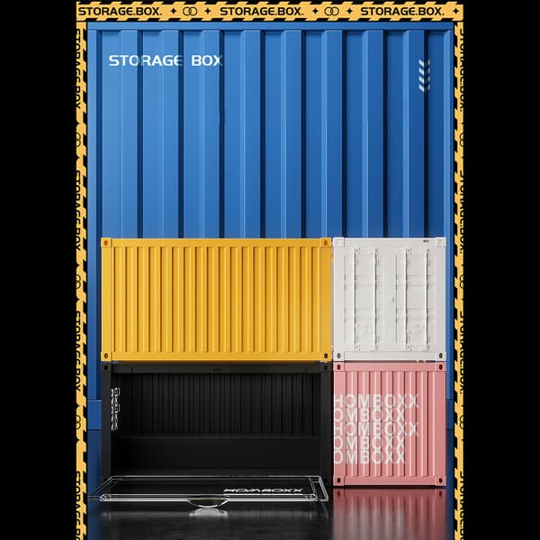 INF Lille Container Blind Box Opbevaringskasse (Uden Lys) Sort