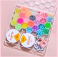 Pikkukuva 5 / 11: Glow in the Dark Pärlset – Komplett DIY-kit med självlysande pärlor, tråd & tillbehör