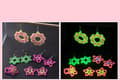 Pikkukuva 6 / 11: Glow in the Dark Pärlset – Komplett DIY-kit med självlysande pärlor, tråd & tillbehör