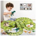 Miniatyrbilde 4 av 7: Dinosauriebana 240 delar – Stort lekset med bil, broar & dinosaurier