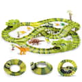 Miniatyrbilde 1 av 7: Dinosauriebana 240 delar – Stort lekset med bil, broar & dinosaurier