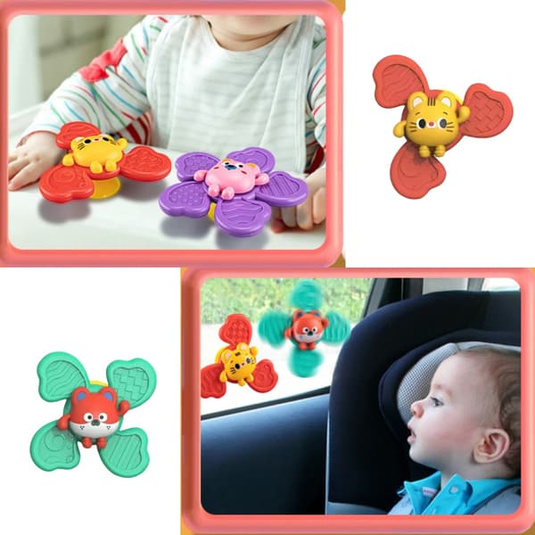 Färgglada Fidget Spinner med Snurrfunktion – För roliga och lugna stunder