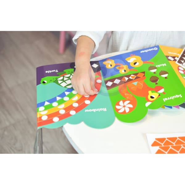 WOOPIE ART&FUN -tarrat – eläimet, muoto ja väri, 504 kpl