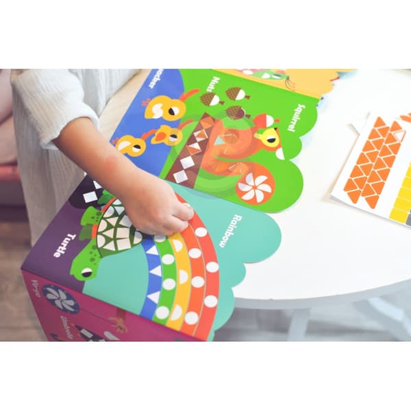 WOOPIE ART&FUN -tarrat – eläimet, muoto ja väri, 504 kpl