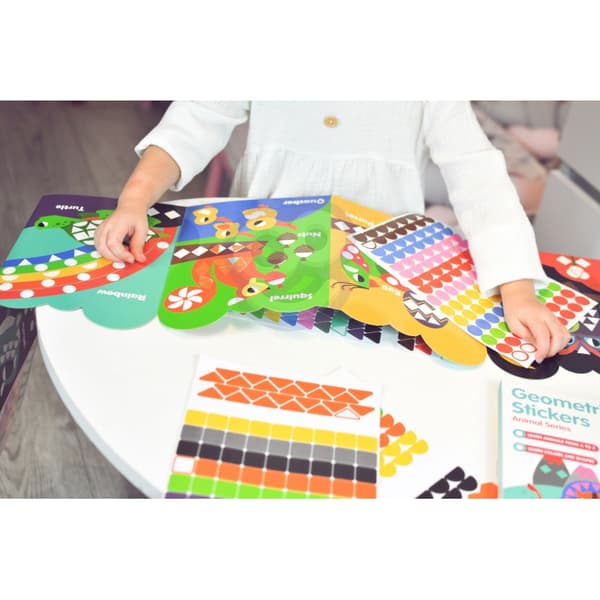 WOOPIE ART&FUN -tarrat – eläimet, muoto ja väri, 504 kpl
