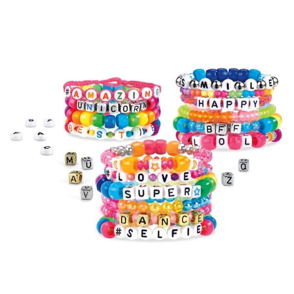 Shimmer n Sparkle ABC Bead Bracelets