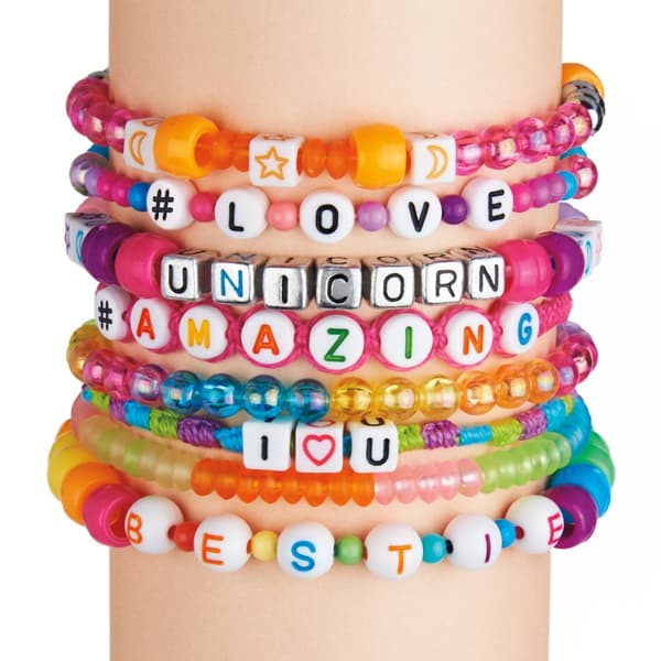 Shimmer n Sparkle ABC Bead Bracelets