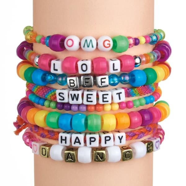 Shimmer n Sparkle ABC Bead Bracelets