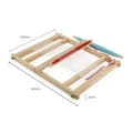 Miniatyrbillede 5 af 7: VIGA væverammevæveværksted i træ – Montessori-vævesæt