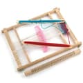 Miniatyrbillede 1 af 7: VIGA væverammevæveværksted i træ – Montessori-vævesæt