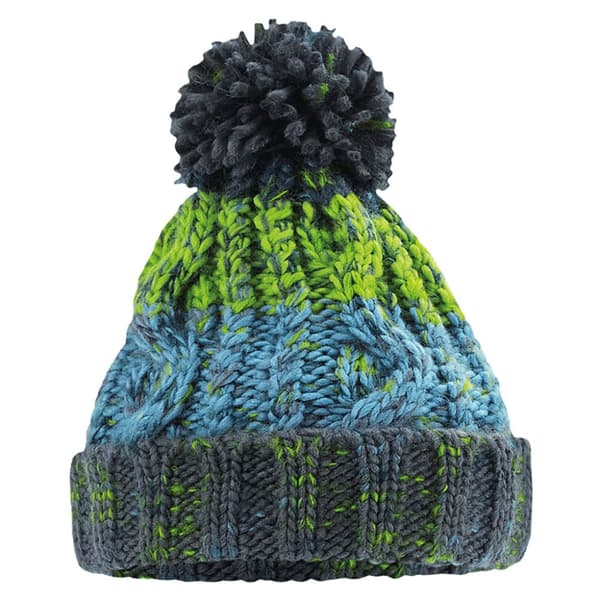 Beechfield Junior Corkscrew Pom Pom Beanie