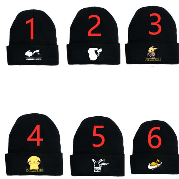 1097 / 5000 Translation results Pokemon Picachu Hat 6 Modeller Bedste julegave til børn
