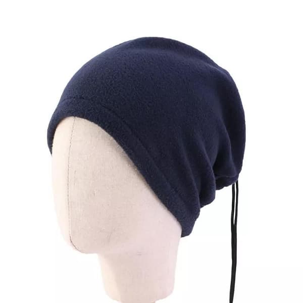 Skjerf 2 i 1 lue for barn fleece varm vinter lett å justere