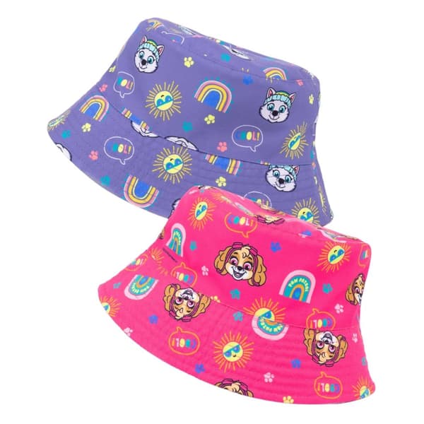 Paw Patrol Vändbar buckethatt för flickor Pink/Purple One Size