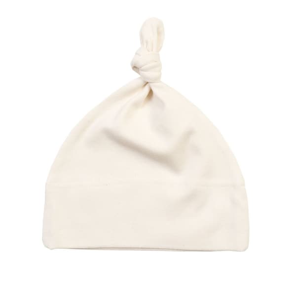 Babybugz Baby Knotted Hat Organic Natural One Size